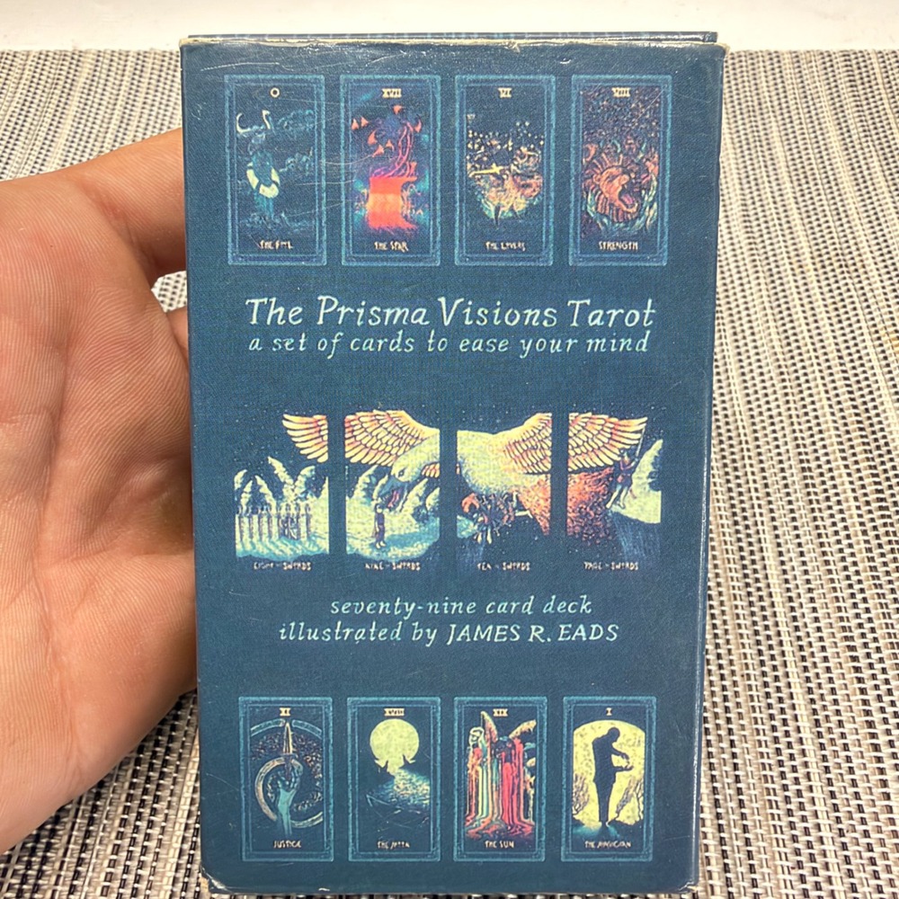 Prisma Visions Tarot Deck James R Eads 79 Cards Silver Gilded Edges Impressionis